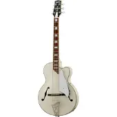 VOX Giulietta VGA-5TPS Pearl White hollow body gitaar met gigbag