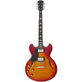 Sire Larry Carlton H7L Cherry Sunburst linkshandige semi-akoestische gitaar