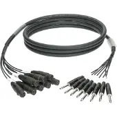 Klotz S08FPA03 8-kanaals gebalanceerde XLR naar jack loom 3 meter