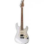 Mooer GTRS Guitars Professional 801 Olympic White Intelligent Guitar met gigbag