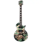 Esp Ltd Deluxe EC-1000 Woodland Camo Satin elektrische gitaar