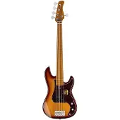 Sire Marcus Miller P5 5-String FL Tobacco Sunburst 5-snarige fretloze elektrische basgitaar