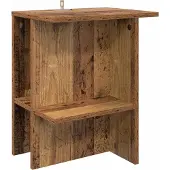 vidaXL Salontafel, gerecycled hout, 40 x 30 x 49 cm, houtvezel