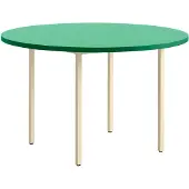HAY Two-Colour eettafel Ø120 cm Ivory-green mint