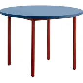 HAY Two-Colour eettafel Ø105 cm Maroon red-blue