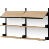 New Works Office Wandrek Oak | Black