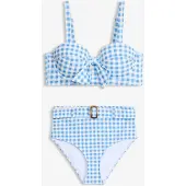 Bonprix Beugelbikini met high waist bikinibroekje (2-dlg. set) maat 48 (95)