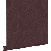 ESTAhome behang palmbladeren aubergine paars - 50 x 900 cm - 131217