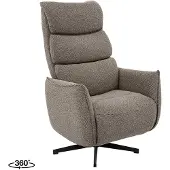 Label51 Goteborg Fauteuil - Bruin - Royal Stof - 2-Motorig - -