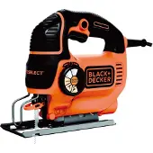 Black & Decker KS801SE-QS, Bovenhandgreep, Zwart, Oranje, 45°, Laminaat, Kunststof, Hout, 8 cm, 1,9 cm