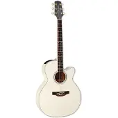 Takamine GN37CE-PW Pearl White elektrisch-akoestische westerngitaar met koffer