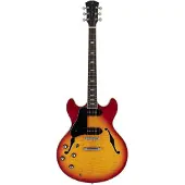Sire Larry Carlton H7VL Cherry Sunburst linkshandige semi-akoestische gitaar