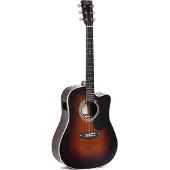 Sigma guitars DTC-1E Sunburst Gloss elektrisch-akoestische westerngitaar