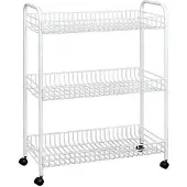 Tomado Metaltex - Bergkast Grande 3 verdiepingen - 63x34x86 cm - Silver