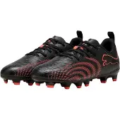 Puma Future 9 Play Gras / Kunstgras Voetbalschoenen (MG) Kids Zwart Rood