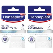 Hansaplast Ultra Sensitive XL 5 x 7,2 cm 2x5 St Pleister