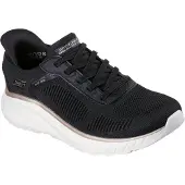 SKECHERS Slip-on 'BOBS SQUAD CHAOS - CURRENT MU' zwart