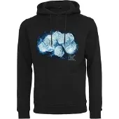 Mister tee Sweatshirt 'Ice Rings' blauw / zwart