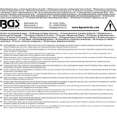 Bgs Ringsleutel met E-profiel koppen E14 x E18