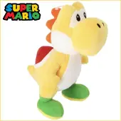 Super Mario Yoshi Geel - Pluche Knuffel 24 cm