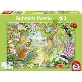 Schmidt - Legpuzzel - Dieren in het bos - 100 stukjes - Kinderen - vanaf 6 jaar