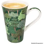 MamboCat WOODLAND Jumbobeker groen met bosmotief van porselein – R1462#WOOD