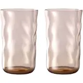 Paveau Swirl Silt - Longdrinkglazen (460 ml) - Set van 2 - Mondgeblazen Borosilicaatglas