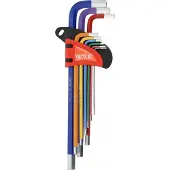 YATO Inbussleutelset Extra Lang S2 Staal 1,5-10mm 9 Delig