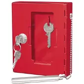 Wedo Emergency Sleutelkast 1 haak Cilinderslot 102 50102X Rood