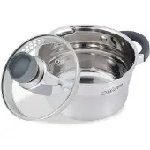 Maestro Kookpan met Zeefdeksel 1.7L RVS Inductie 16cm