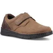 Hush puppies Forde Klittenbandschoenen van Leer voor Mannen in Tan