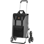 Andersen Shopper Trolley 'Senta ' bruin / lichtgrijs / zwart