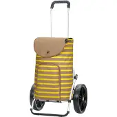 Andersen Shopper Trolley 'Royal Eske' beige / geel