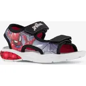 Spider-man jongens sandalen met lichtjes zwart rood maat 29
