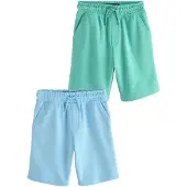 Next Broek lichtblauw / lichtgroen