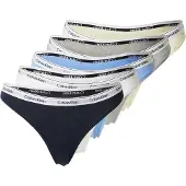 Calvin Klein Underwear String navy / lichtblauw / pasteelgeel / grijs / wit