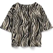 Vero Moda Blouse 'VMJESMILO' taupe / zwart