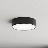 TEMAR LIGHTING Plafondlamp met bewegingssensor Cleo 300, zwart, Woon-/ Eetkamer, metaal, Modern, Plafondlamp met sensor