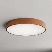 TEMAR LIGHTING Plafondlamp Cleo 600 , dimbaar, koper, Woon-/ Eetkamer, metaal, plafondlamp