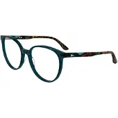 Lacoste L2987 55/17/140 Transparant petrol Acetaat VROUW L2987