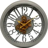 Technoline Quarzwanduhr WT1580 grau