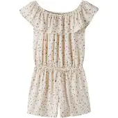 Name it Overall 'VINaya' lichtblauw / orchidee / wit