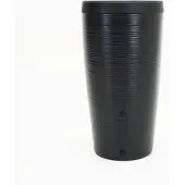 Vita Regenton Gobi zwart 240L + Kraan met Gardena koppeling + Plantenbak