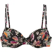Buffalo Bikinitop beige / donkergroen / oranje / zwart