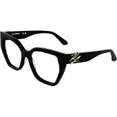 Karl Lagerfeld Bril - - KL6214 - Acetaat - Zwart - 55/16/140
