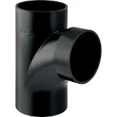 Geberit GE bocht van polyethyleen (PE), 88,5°, diameter 110/110, uitsluitend geschikt voor afvoerkleppen, 1 stuk.