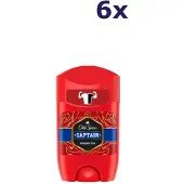 Old Spice 6x Captain Deodorant Stick 50ml