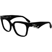 Karl Lagerfeld Bril - - KL6190 N - Acetaat - Zwart - Maat 53/17/140