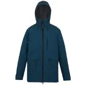 Regatta Heren Balaton geïsoleerd waterdicht jack (Maanlicht denim/zwart)