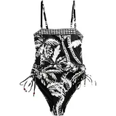 Next Shaping-badpak zwart / wit